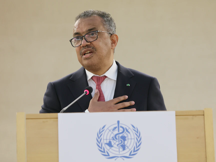 المدير العام لمنظمة الصحة العالمية تيدروس أدهانوم جيبرييسوس. - REUTERS