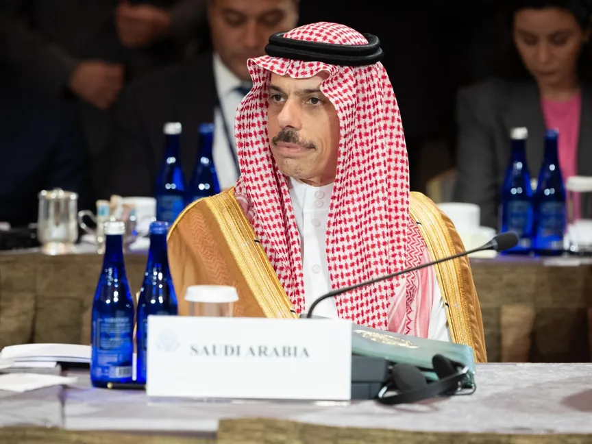 وزير الخارجية السعودي الأمير فيصل بن فرحان يشارك في الاجتماع الوزاري المشترك بين دول مجلس التعاون والولايات المتحدة. 25 سبتمبر 2025 - واس