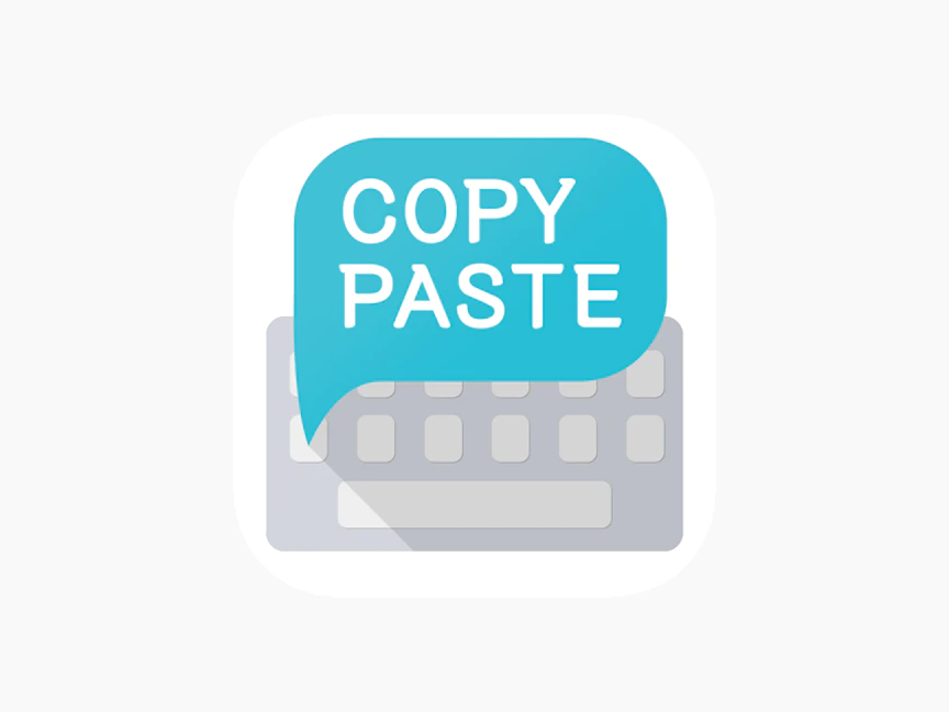 شعار تطبيق لوحة المفاتيح "Paste Keyboard" لهواتف "آيفون" - App store