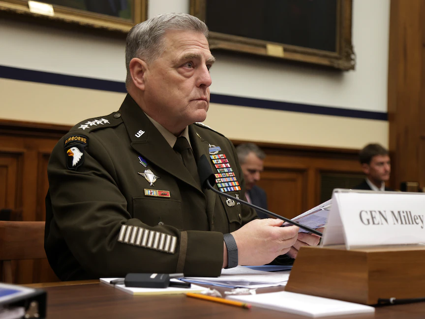 الجنرال مارك ميلي رئيس هيئة الأركان المشتركة الأميركية - Getty Images