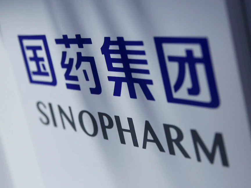 شعار شركة سينوفارم الصينية في بكين - REUTERS