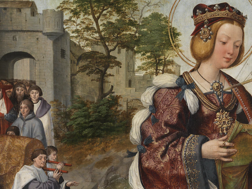 إحدى لوحات عصر النهضة البرتغالي. - presse.louvre.fr