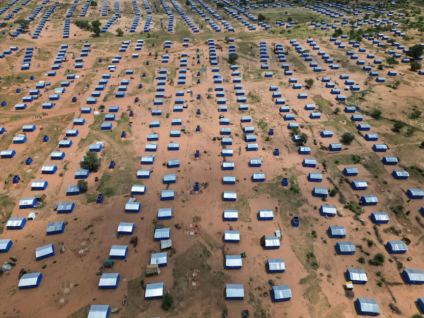 معسكر للنازحين السودانيين الفارين من المعارك بين الجيش السوداني وقوات الدعم السريع في تشاد. 25 يوليو 2023 - REUTERS
