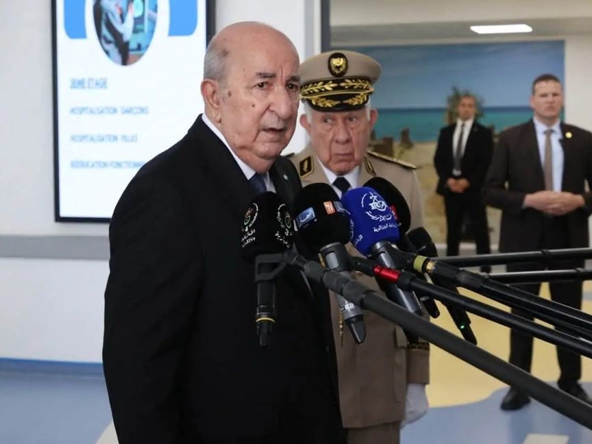 الرئيس الجزائري لا يستبعد تورط "أياد إجرامية" وراء حرائق الغابات