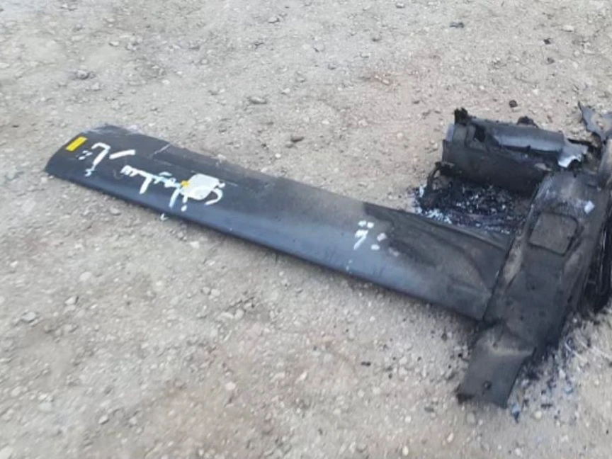 صورة لإحدى المسيرات التي استهدفت مطار بغداد الدولي - 3 يناير 2022