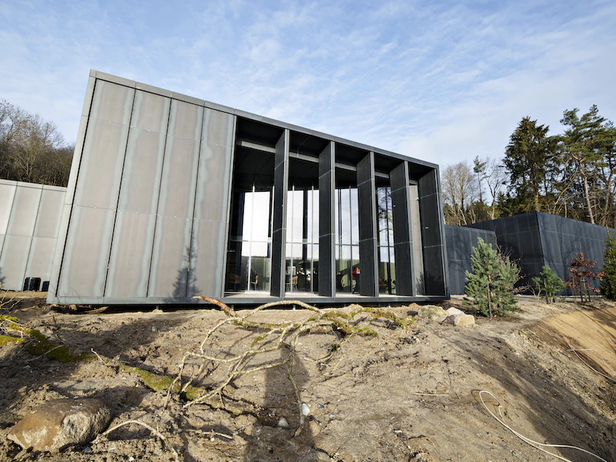 ملجأ سرّي مضاد للأسلحة النووية للعامة في الدنمارك. 10 فبراير 2023 - AFP