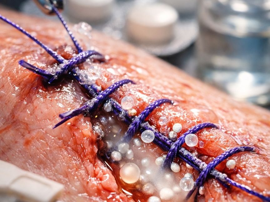 تطوير غرز جراحية تحمل أدوية تقلل الالتهاب وتسرع التئام الجروح