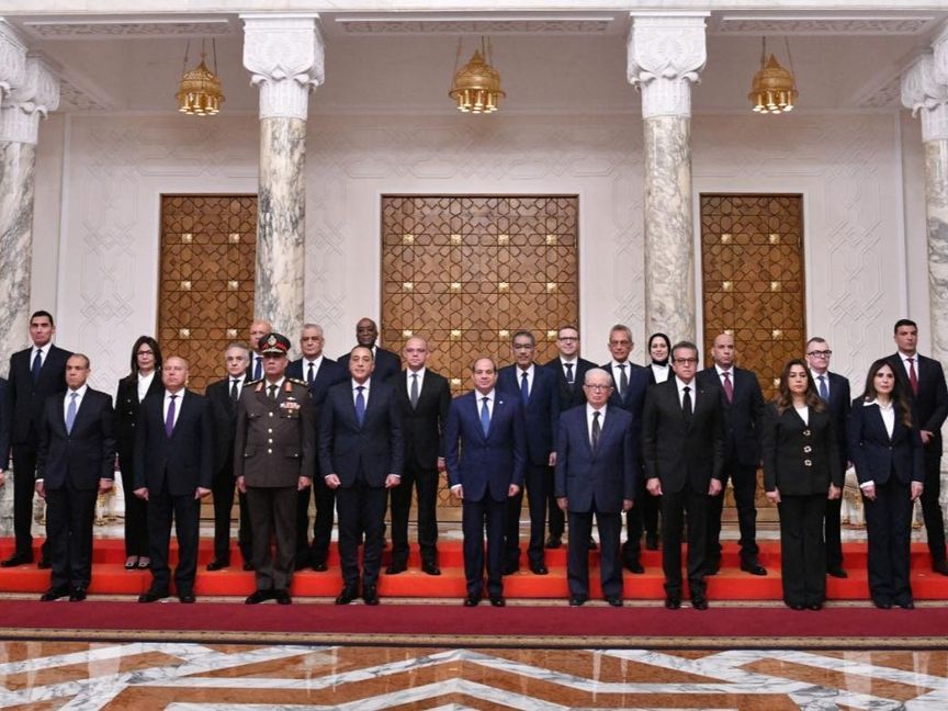 مصر.. الحكومة الجديدة تؤدي اليمين الدستورية أمام السيسي