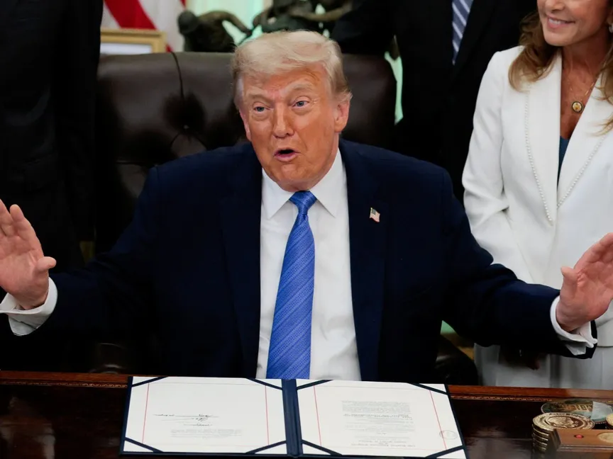 الرئيس الأميركي دونالد ترمب في البيت الأبيض بواشنطن العاصمة. 10 يونيو 2026 - REUTERS