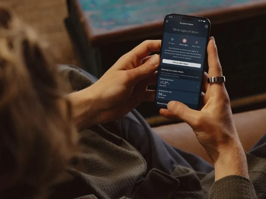 ميزة Symptom Radar من خواتم OURA - Oura