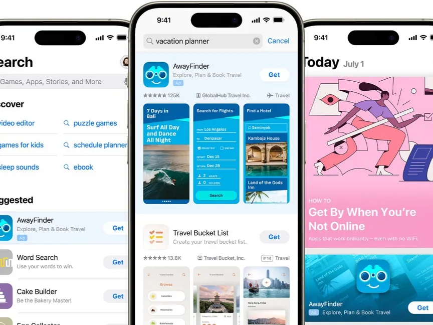 أبل توسّع الإعلانات داخل نتائج البحث في متجرها للتطبيقات