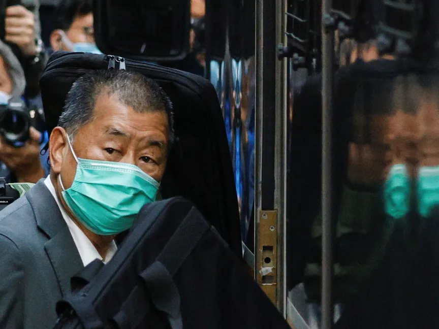 القضاء في هونج كونج ينظر التماساً لتخفيف الحكم على قطب الإعلام جيمي لاي