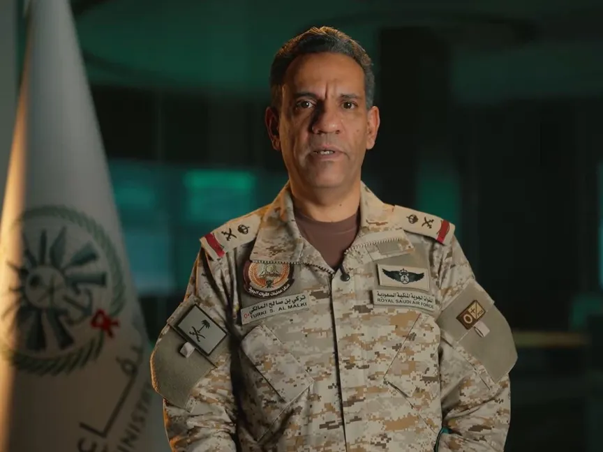المتحدث الرسمي باسم قوات "تحالف دعم الشرعية في اليمن" اللواء الركن تركي المالكي. - x.com/@modgovksa