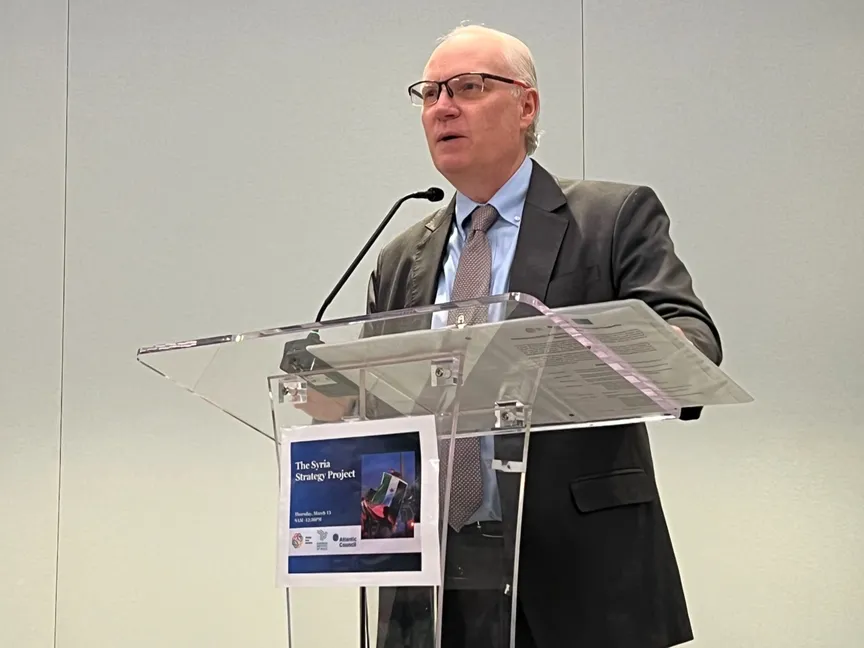 كبير مسؤولي مكتب شؤون الشرق الأدنى بوزارة الخارجية الأميركية تيم ليندركينج. 14 مارس 2025 - @StateDept_NEA