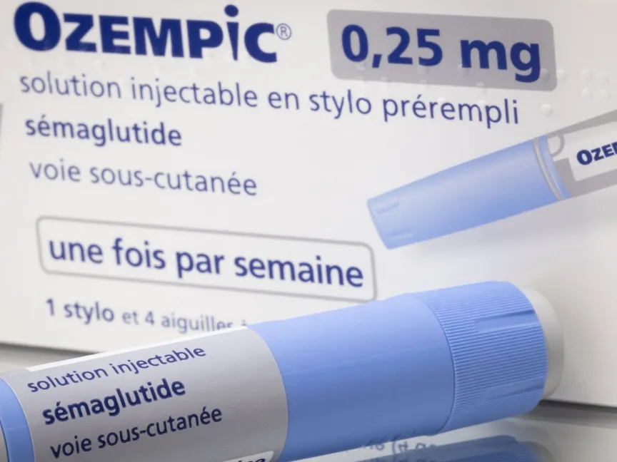 دواء "Ozempic" المضاد لمرض السكري من إنتاج شركة الأدوية الدنماركية "نوفو نورديسك". 23 فبراير 2023 - AFP