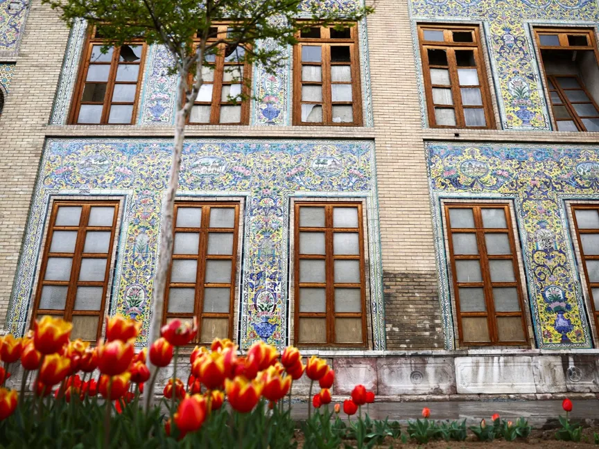 قصر غولستان التاريخي في طهران. 4 أبريل 2026 - رويترز