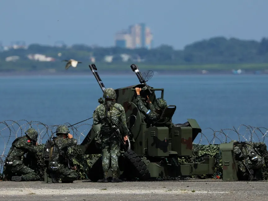 تدريبات للجيش التايواني تحاكي غزواً من قبل الجيش الصيني. 5 يونيو 2018 - REUTERS