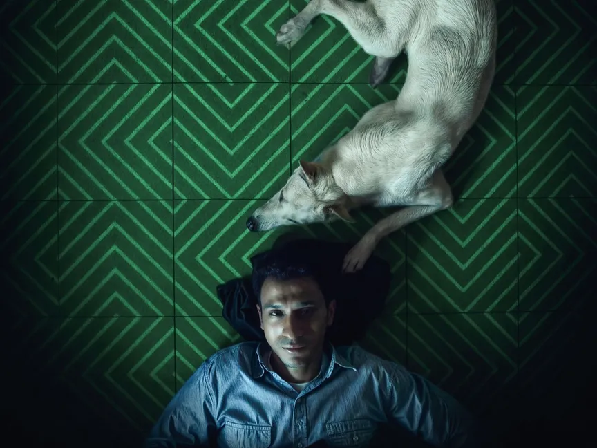 الملصق الدعائي لفيلم "البحث عن منفذ لخروج السيد رامبو" - المكتب الإعلامي للشركة المنتجة