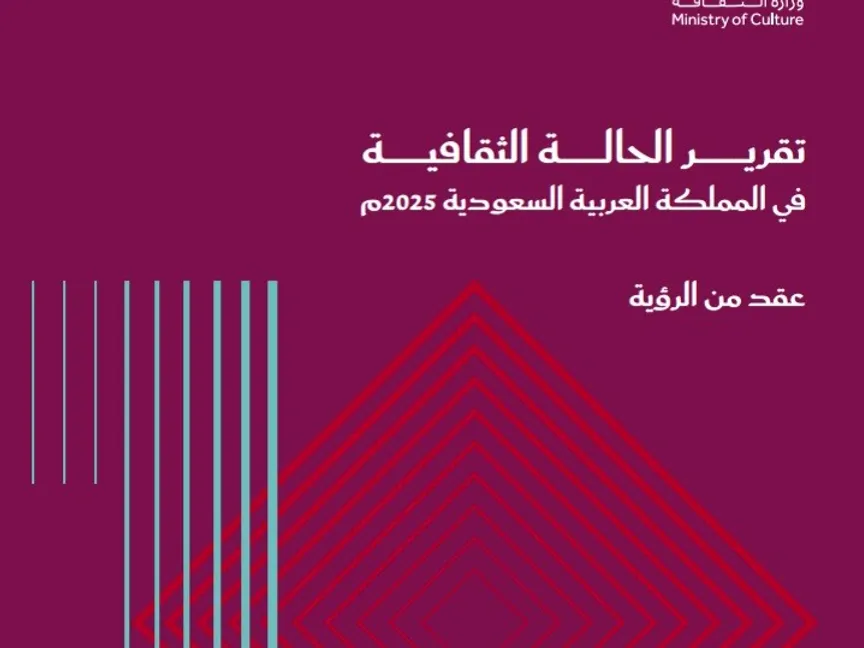 غلاف تقرير الحالة الثقافية السعودية 2025 - moc.gov.sa