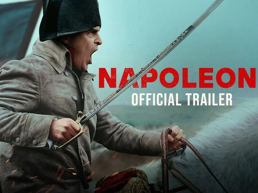 الملصق الدعائي لفيلم "Napoleon" للمخرج ريدلي سكوت - napoleon.movie