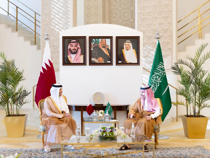 السعودية وقطر تشددان على ضرورة خفض التصعيد واحتواء التوترات في المنطقة