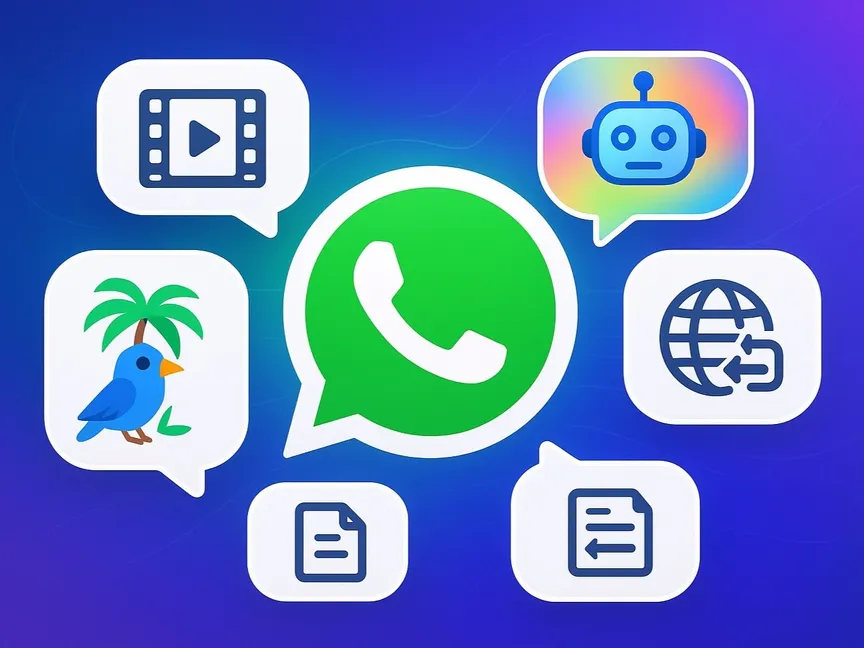 مزايا جديدة في واتساب.. مشاركة صور حية ومتحركة وملصقات جديدة