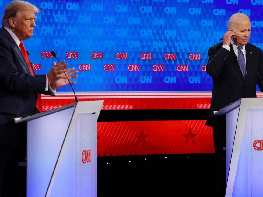 "مناظرة الرئيسين" تخلط الأوراق: ذعر ديمقراطي بعد تفوق ترمب على بايدن