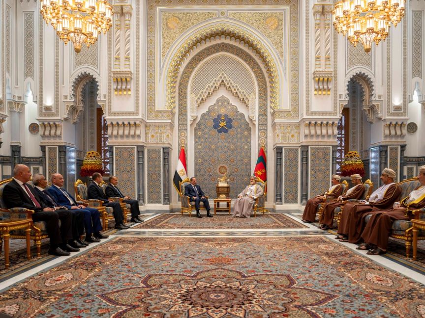 سلطان عمان والسيسي يبحثان في مسقط سبل التّوصل لاتفاق نهائي بين أميركا وإيران
