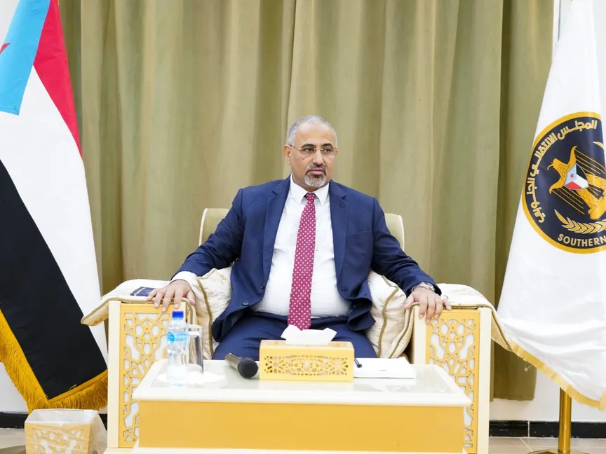 عيدروس الزبيدي رئيس المجلس الانتقالي الجنوبي في اليمن - x/@AidrosAlzubidi