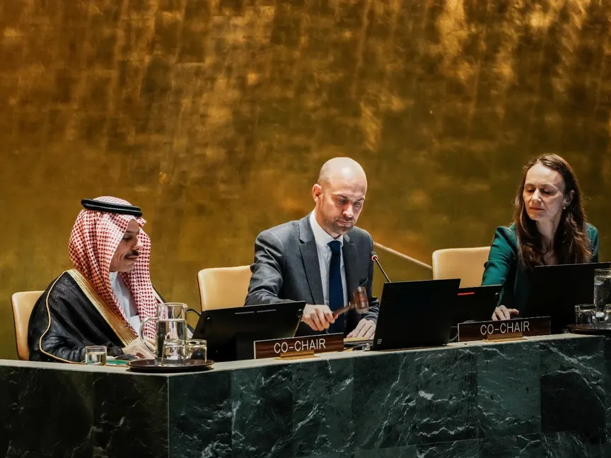 برئاسة سعودية فرنسية.. الأمم المتحدة تستضيف مؤتمر تسوية القضية الفلسطينية