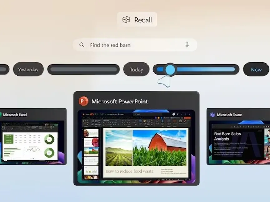 ميزة Recall على حواسيب Copilot+ PC الجديدة - Microsoft