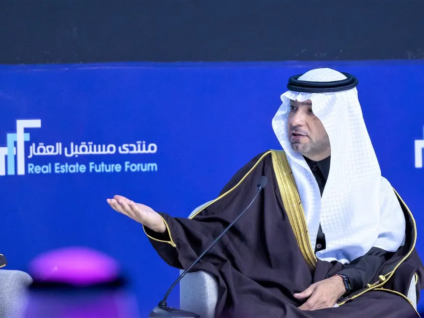 وزير الإسكان السعودي ماجد الحقيل في منتدى مستقبل العقار. 28 يناير 2025 - @majedhogail