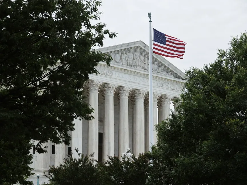 مبنى المحكمة العليا الأميركية في العاصمة واشنطن - AFP