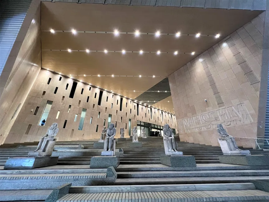 المتحف المصري الكبير. 20 مارس 2024 (تصوير: فادي فرنسيس) - الشرق