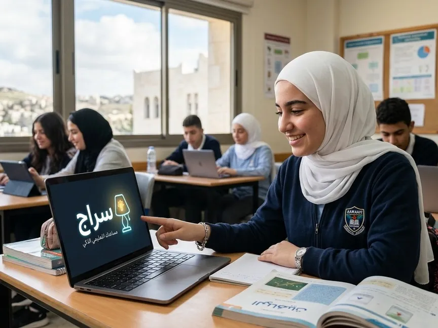 "سراج".. مساعد ذكي أصبح رفيق الدراسة اليومي لمليون طالب أردني