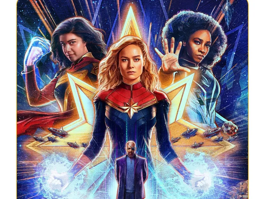 الملصق الدعائي لفيلم The Marvelمن إنتاج ديزني - facebook/CaptainMarvelOfficial