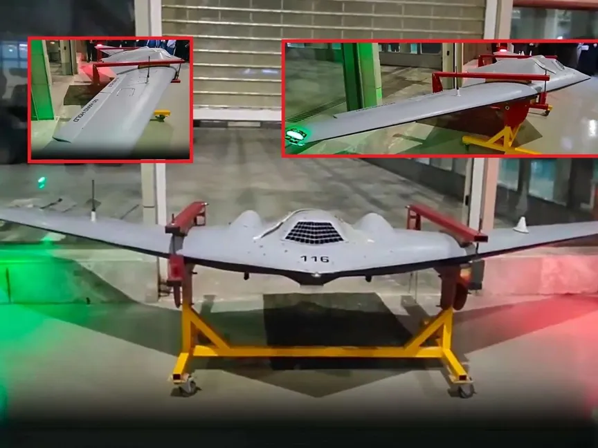 إيران تعرض طائرتها المسيرة الشبحية "شاهد 161" في طهران. 12 نوفمبر 2025 - Iranian MoD