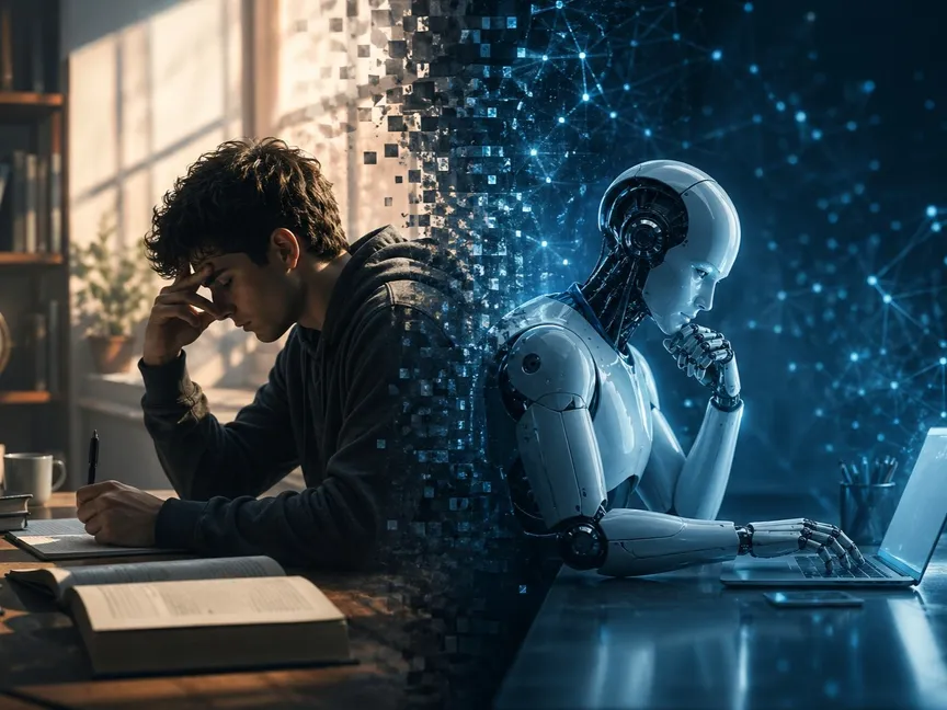 دراسة: الذكاء الاصطناعي يضر بمهارات البشر.. والحل في "نظام هجين"