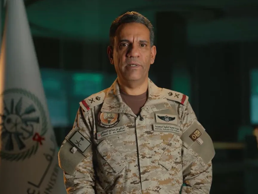 المتحدث الرسمي باسم قوات "تحالف دعم الشرعية في اليمن" اللواء الركن تركي المالكي. - x.com/@modgovksa