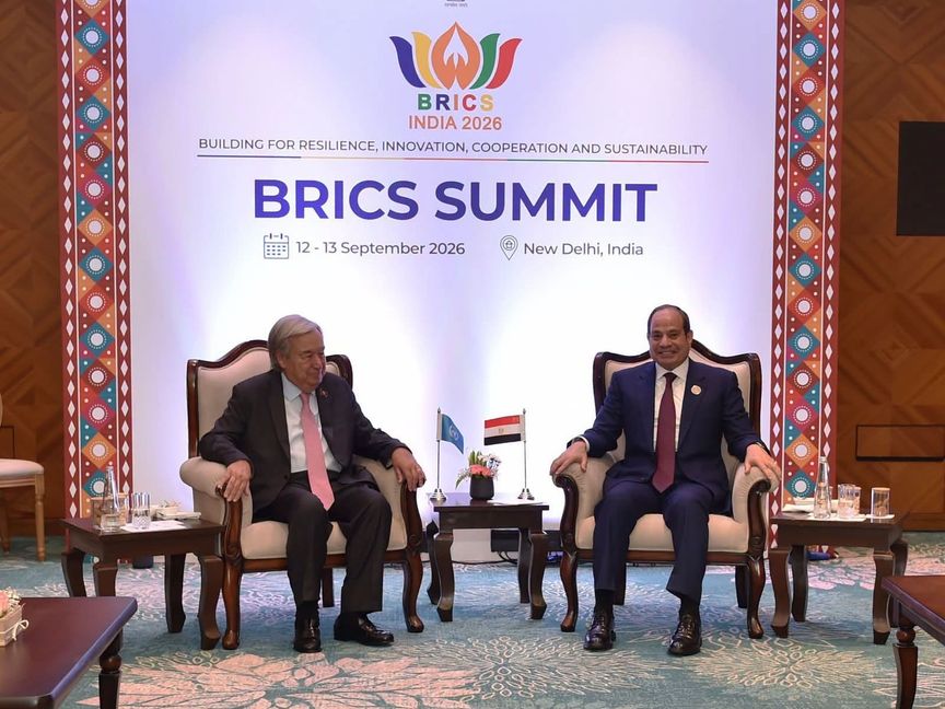 السيسي لجوتيريش: المساس بوحدة السودان خط أحمر لن تسمح مصر بتجاوزه
