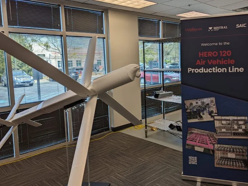 نموذج من ذخائر Hero-120 الجوالة من إنتاج شركة UVision الإسرائيلية - Breaking Defense