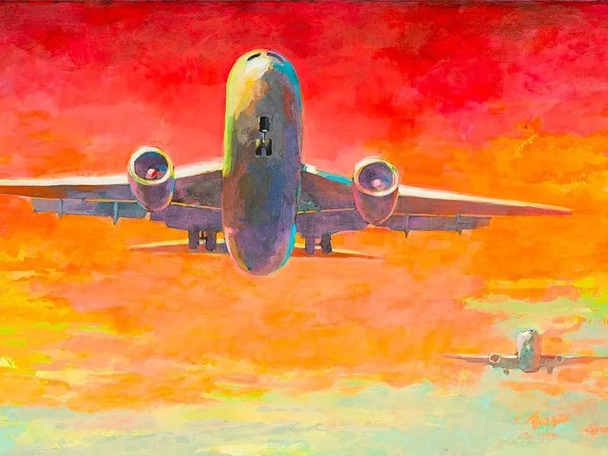 لوحة للفنان الأميركي ديفيد بالمر - davidpalmerstudio.com