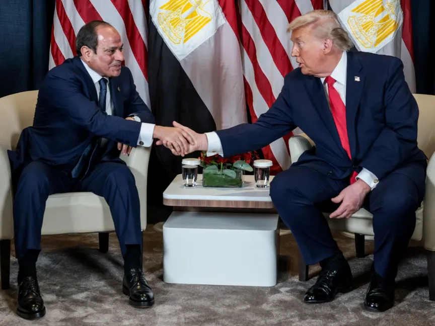 السيسي يدعو ترمب للاستمرار في رعاية ملف غزة حتى تحقيق خطة السلام