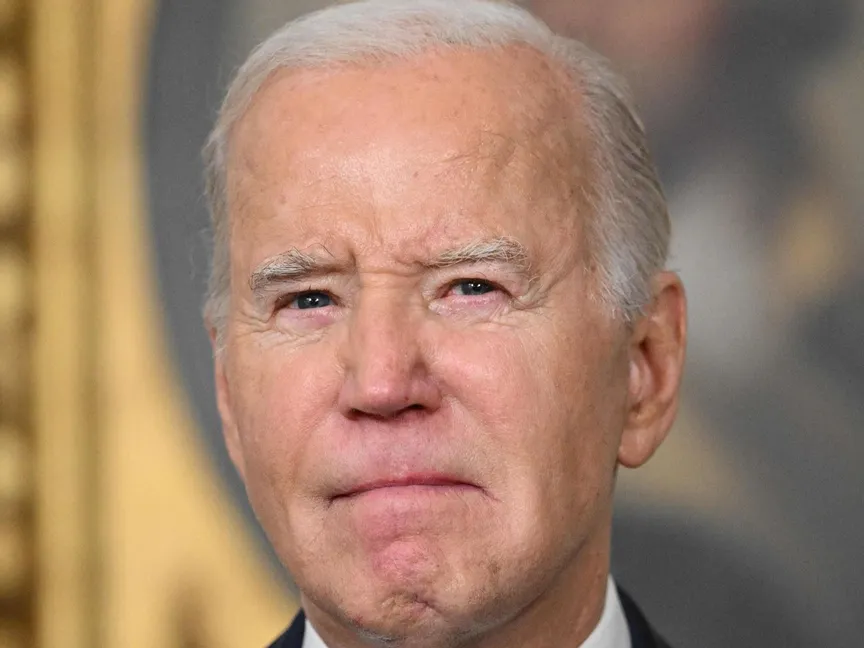 الرئيس الأميركي جو بايدن يتحدث للصحافيين في البيت الأبيض بالعاصمة واشنطن. 8 فبراير 2024 - AFP - AFP