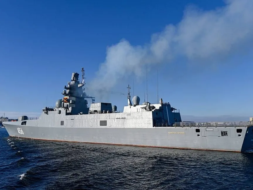 الفرقاطة الروسية (الأدميرال جولوفكو). 10 سبتمبر 2024 - tass.com