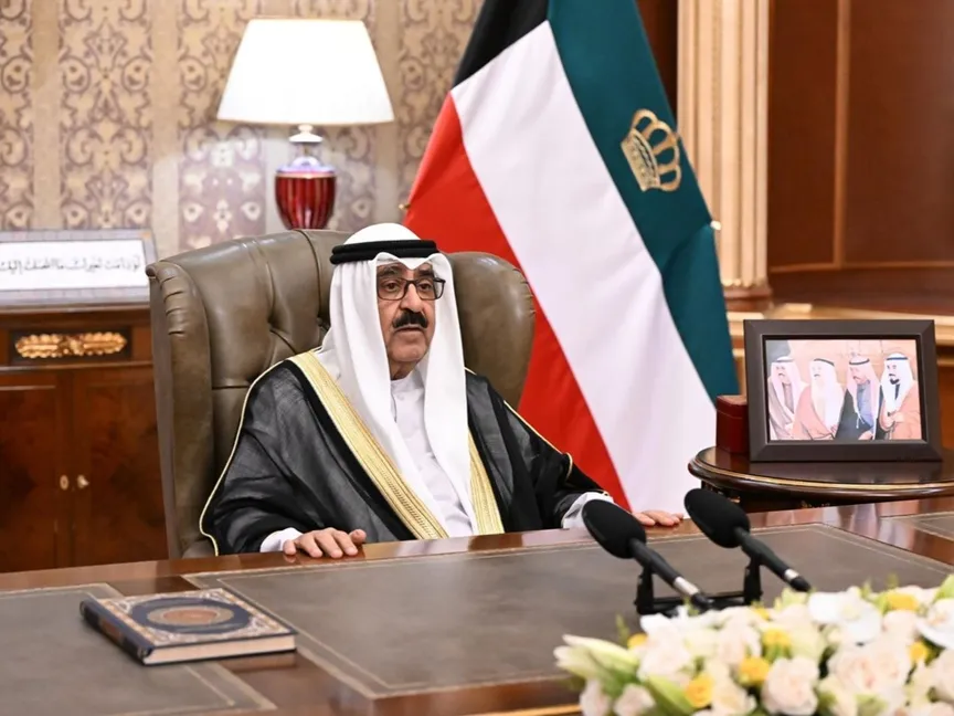 أمير الكويت: نحتفظ بحقنا في الرد على العدوان الإيراني.. والوطن سيبقى حصناً آمناً