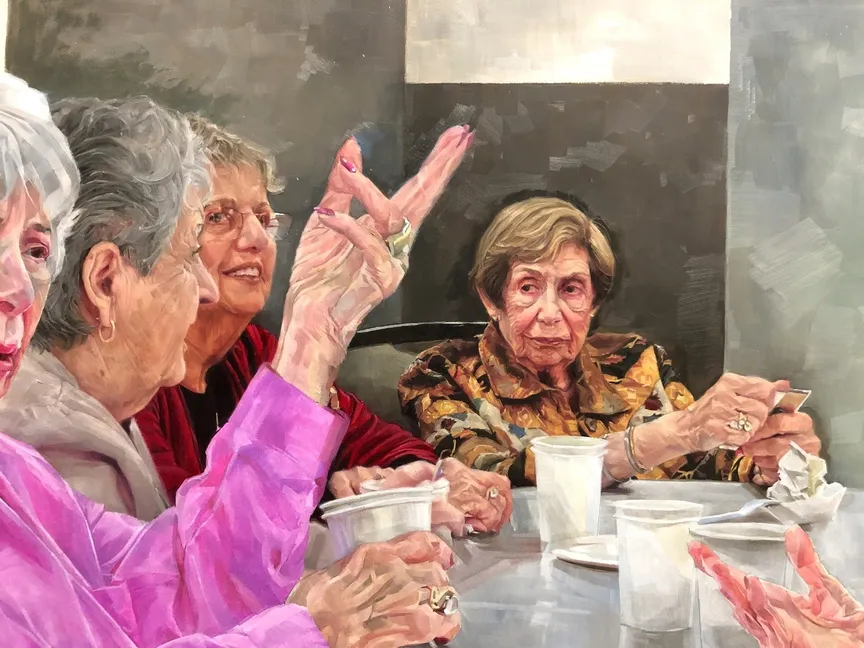 لوحة نساء مسنّات للفنانة آمي ويرنتز - thebennettprize.org