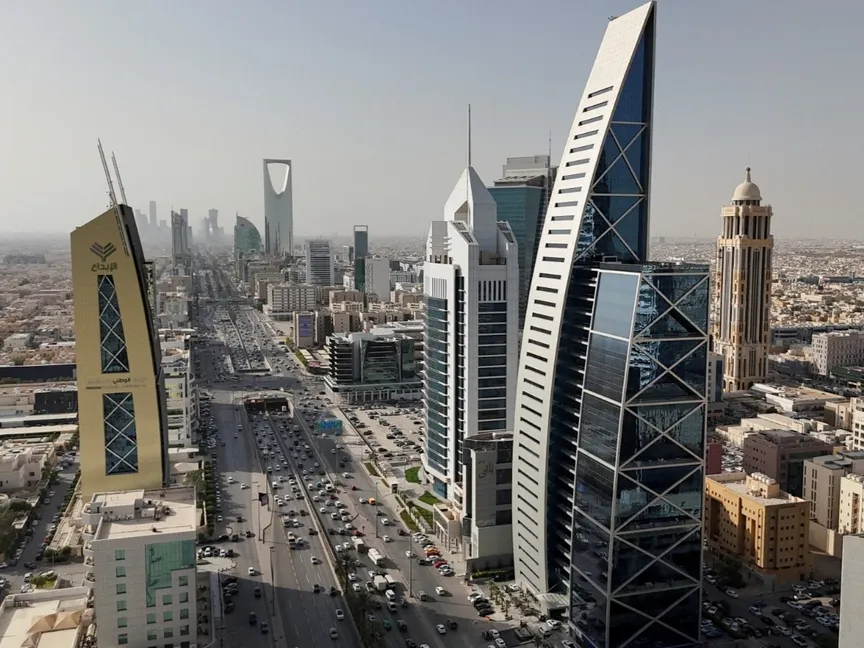 مشهد عام من الجو للعاصمة السعودية الرياض. 1 يونيو 2025 - REUTERS