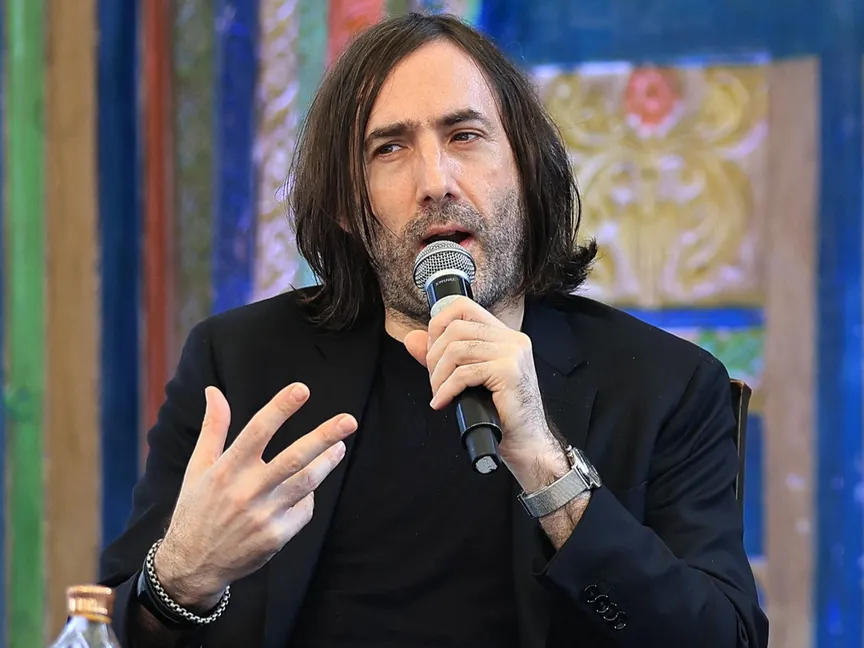 الكاتب الإيرلندي بول لينش في مهرجان الأدب الهندي. 2 فبراير 2024 - AFP