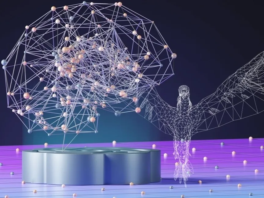 شعار نموذج Falcon 2 للذكاء الاصطناعي. - معهد الابتكار التكنولوجي في أبوظبي